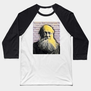 Peter Kropotkin Portrait | Peter Kropotkin Artwork Baseball T-Shirt